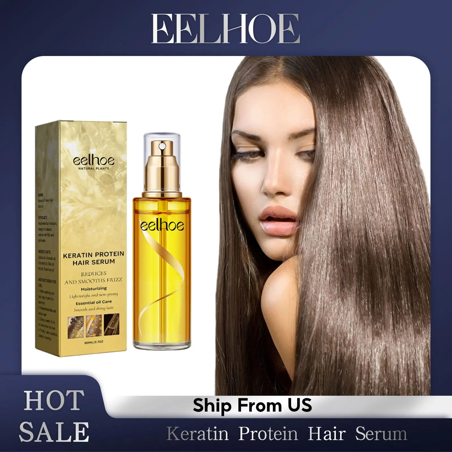 Natural Keratin Hair Growth Essence
