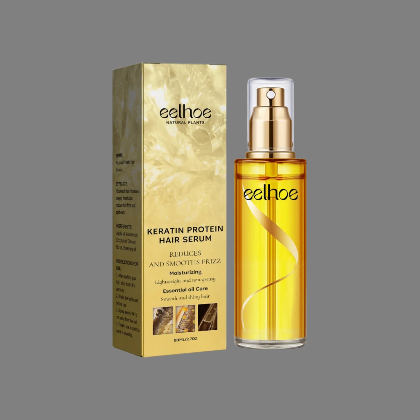 Natural Keratin Hair Growth Essence
