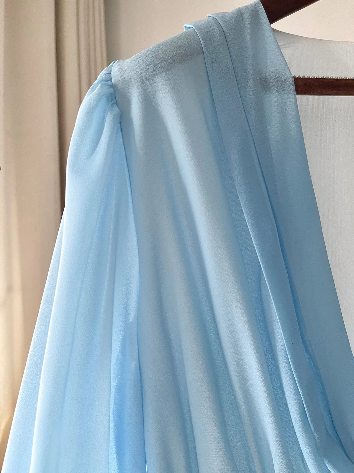 Two Piece Sets Womens Outifits Long Sleeve Blouse Spring Chiffon Shirts Print Tops A Line High Skirts Pleated Robe Dress