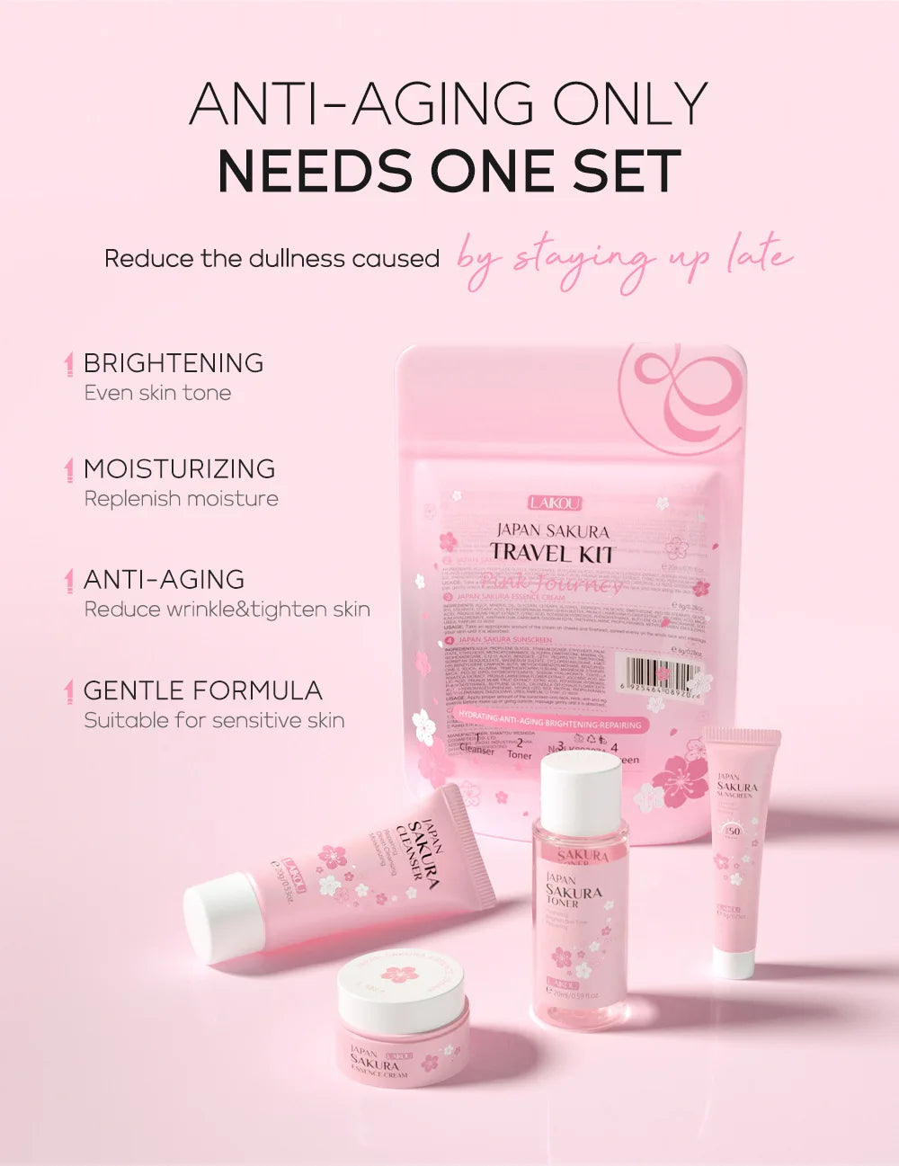 LAIKOU Sakura Skin Care Set