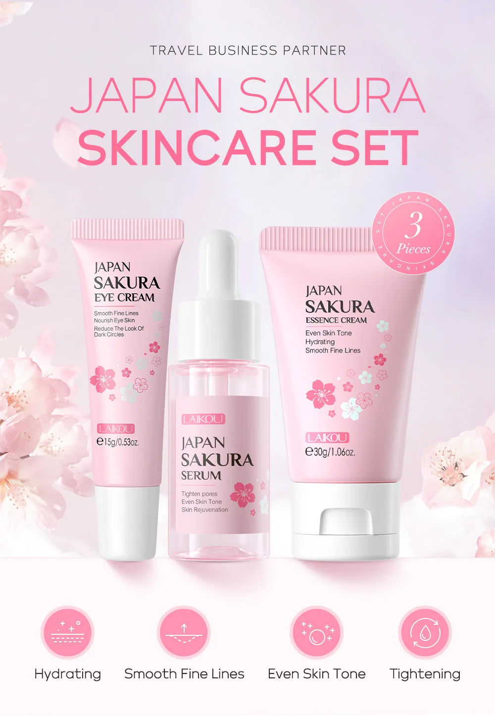 LAIKOU Sakura Skin Care Set