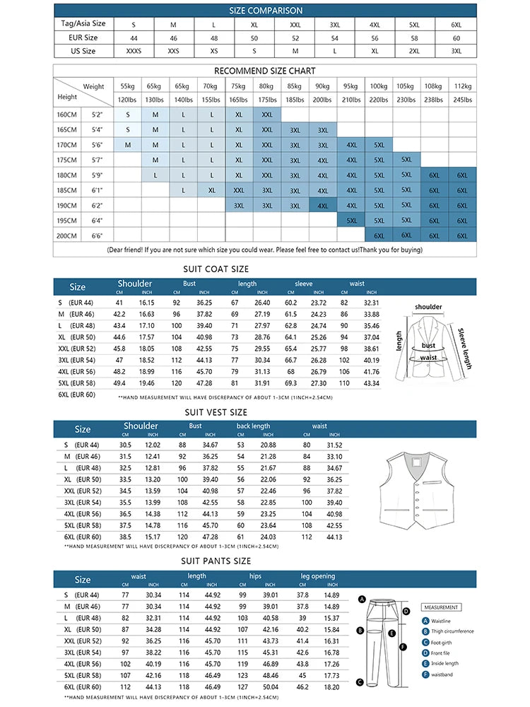 ST Cassy High Quality Men's Suit Slim Fit Male Groom Wedding Blazers Party Dress Suit Business Office three-piece