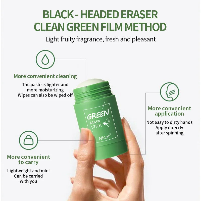 Green Tea Solid Mud Mask Stick