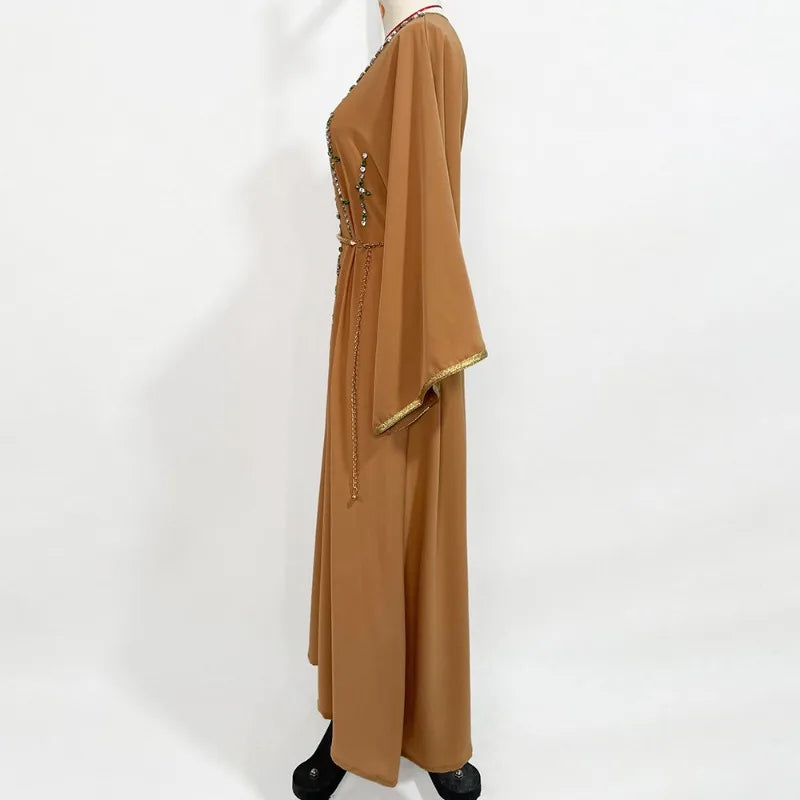Luxury Diamond Muslim Party Abaya