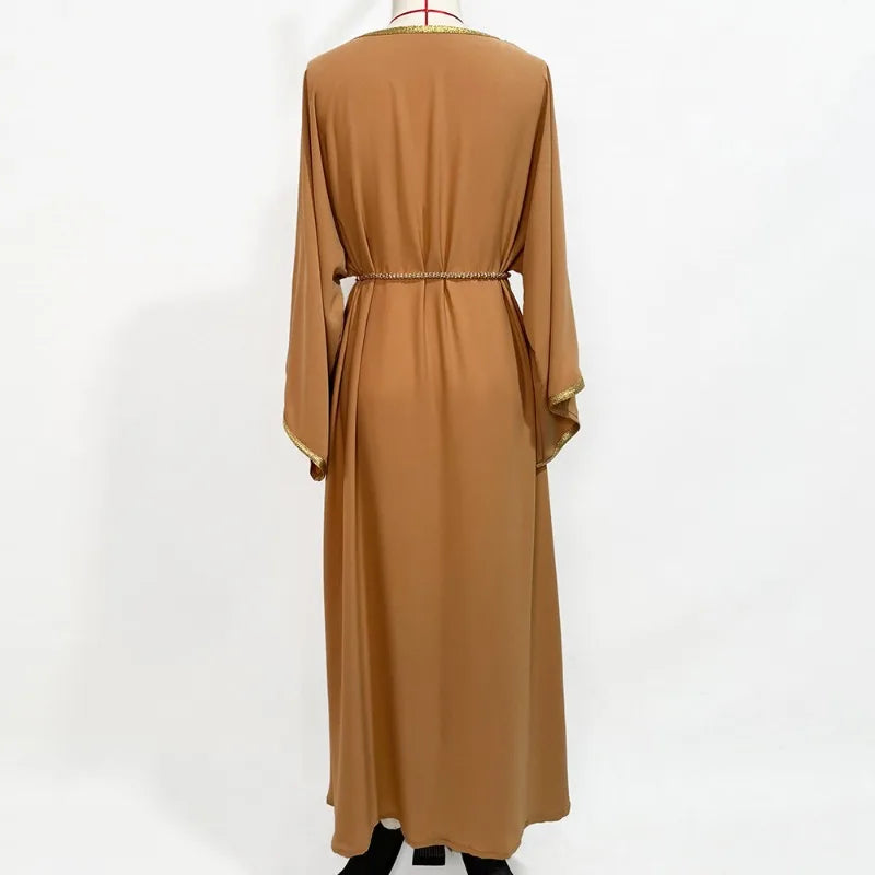 Luxury Diamond Muslim Party Abaya