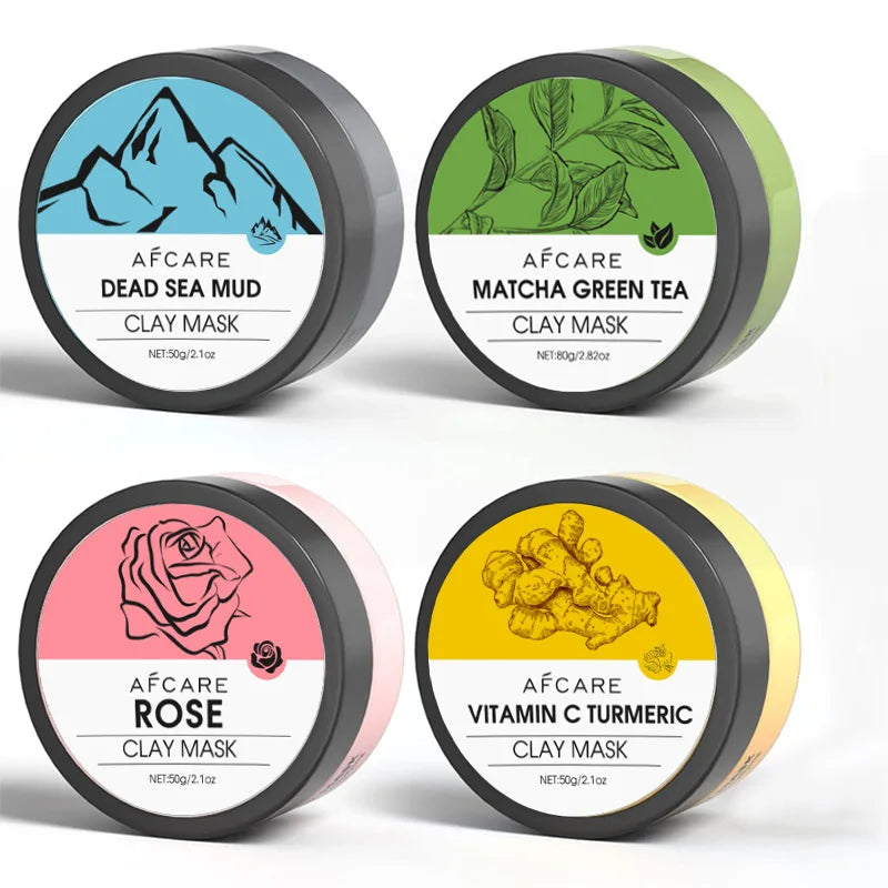 Clay Face Mask Set – Deep Cleanse