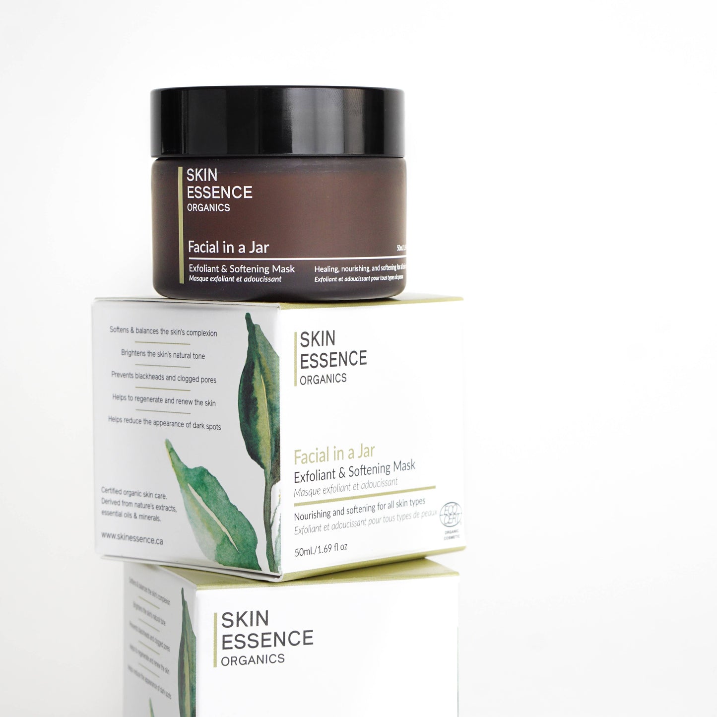 Facial in a Jar - Exfoliant & Skin Softening Mineral Mask