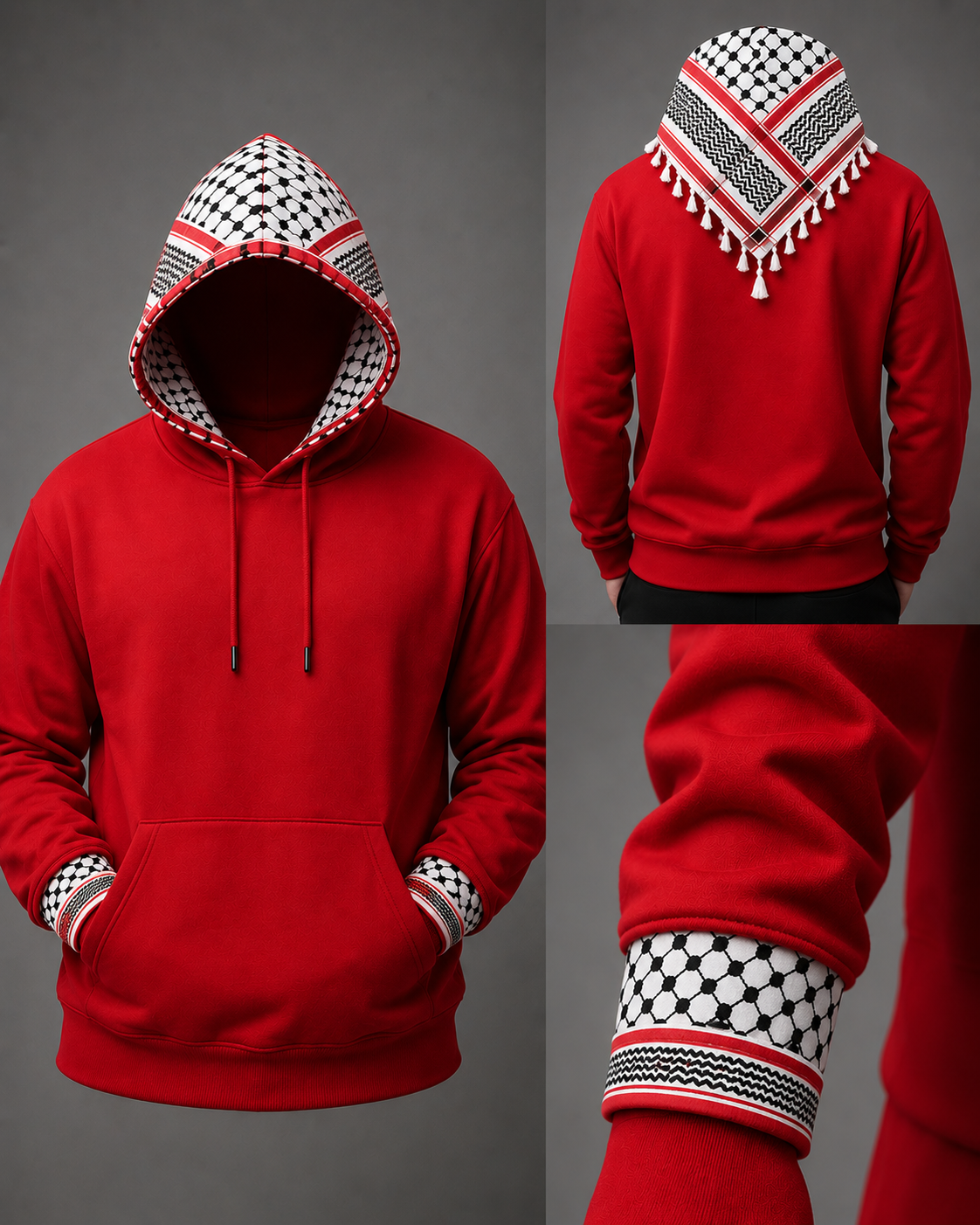 Coming soon premium 100% organic cotton Palestine hoodies