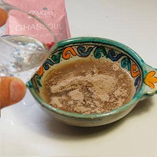 Zakia's Morocco - Organic Moroccan Ghassoul "Rhassoul" Clay Face and Hair Mask - Rose - 8 oz.