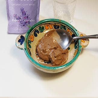 Zakia's Morocco - Organic Moroccan Ghassoul "Rhassoul" Clay Face and Hair Mask - Lavender - 8 oz.