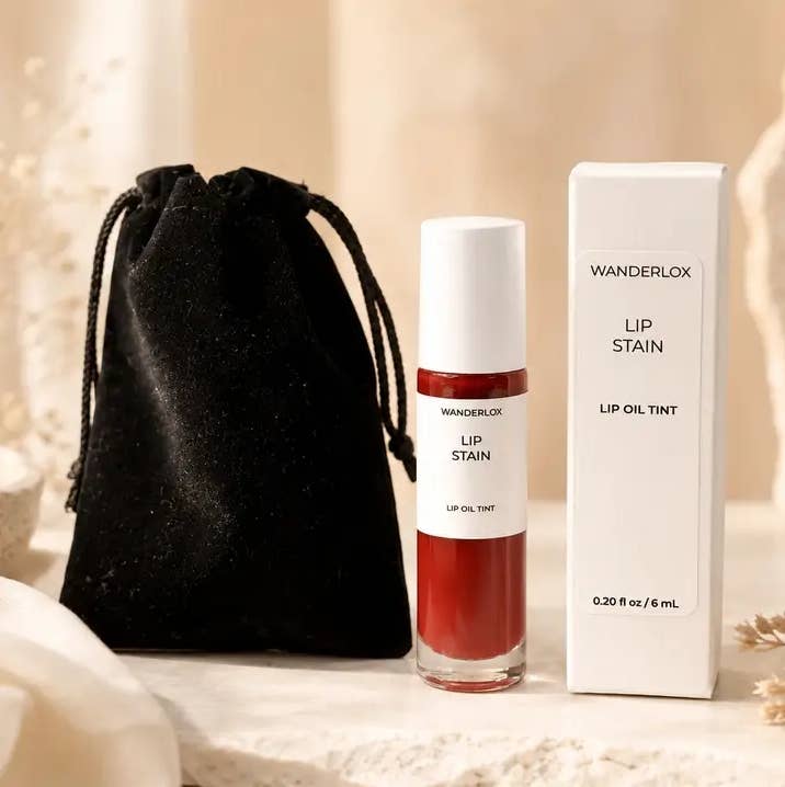 Red Lip Stain · Vegan Lip Oil Tint