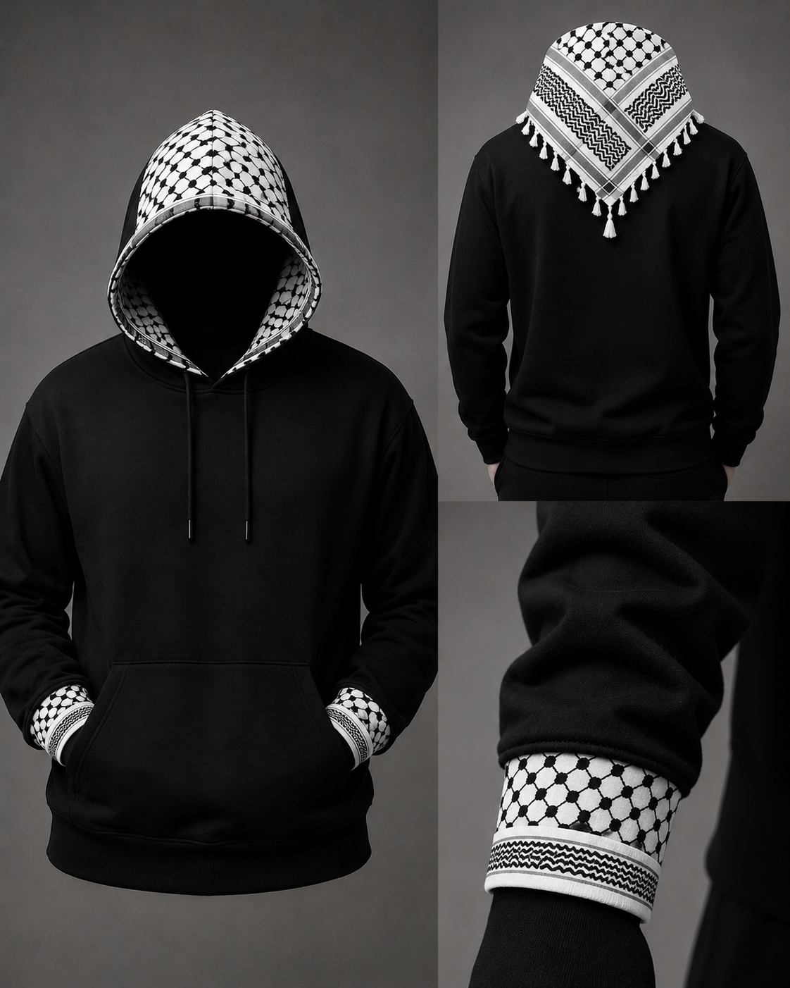 Coming soon premium 100% organic cotton Palestine hoodies