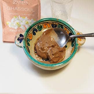 Zakia's Morocco - Organic Moroccan Ghassoul "Rhassoul" Clay Face and Hair Mask - Orange Blossom - 8 oz.