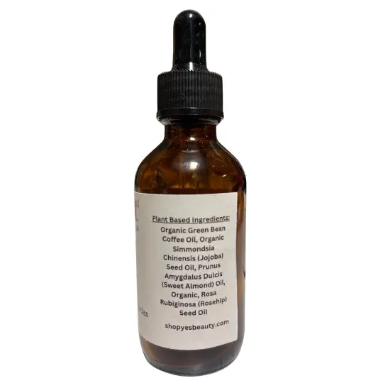 Green Coffee Bean Brightening Eye Oil | Jojoba. Rosehip, & Sweet Almond Oils