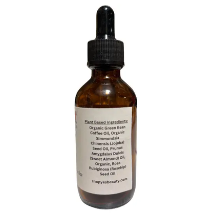Green Coffee Bean Brightening Eye Oil | Jojoba. Rosehip, & Sweet Almond Oils