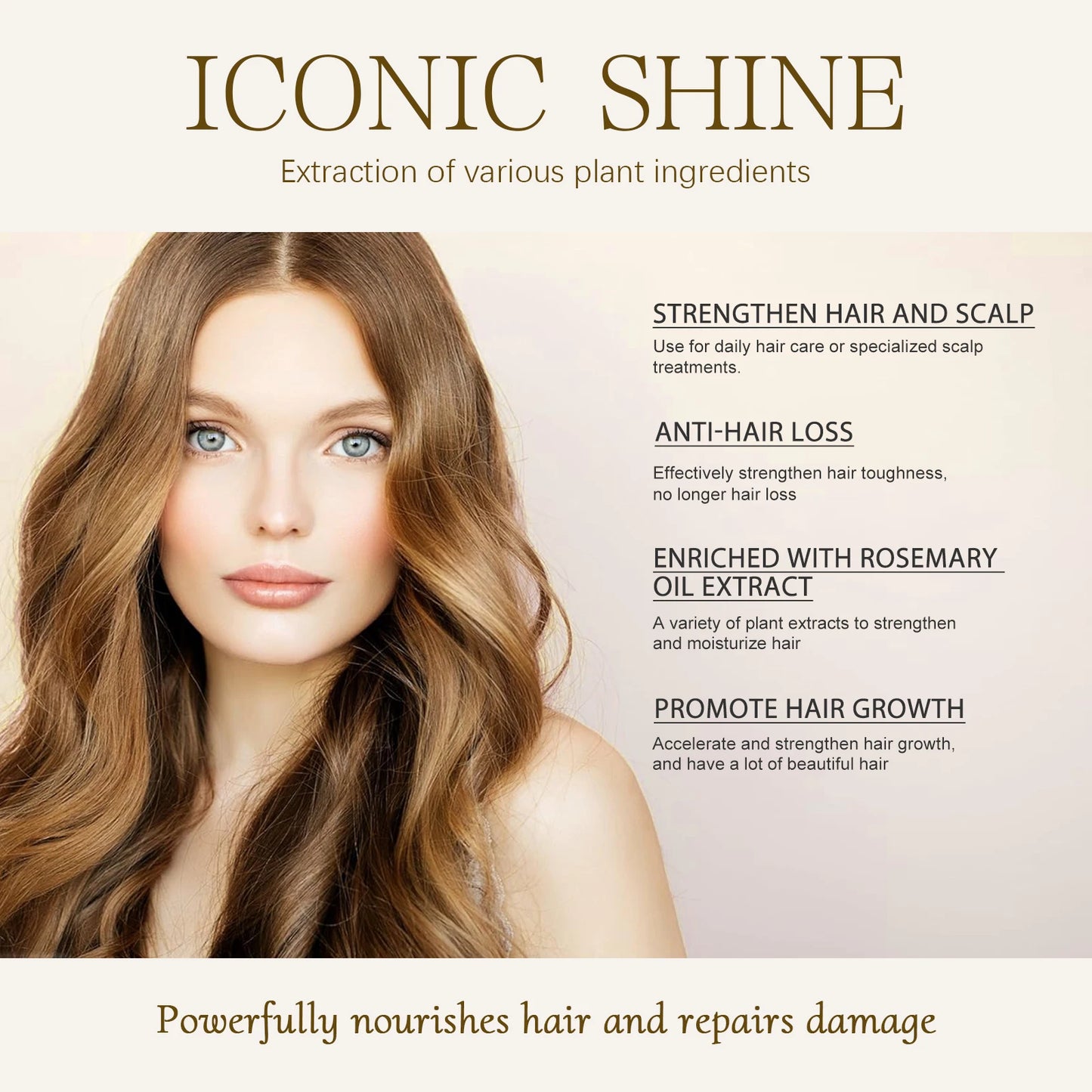 Natural Hair Growth Keratin Hair Care Essence Spray Repair Improve Dry Curly Hair Smooth Hair Growing Serum Oil