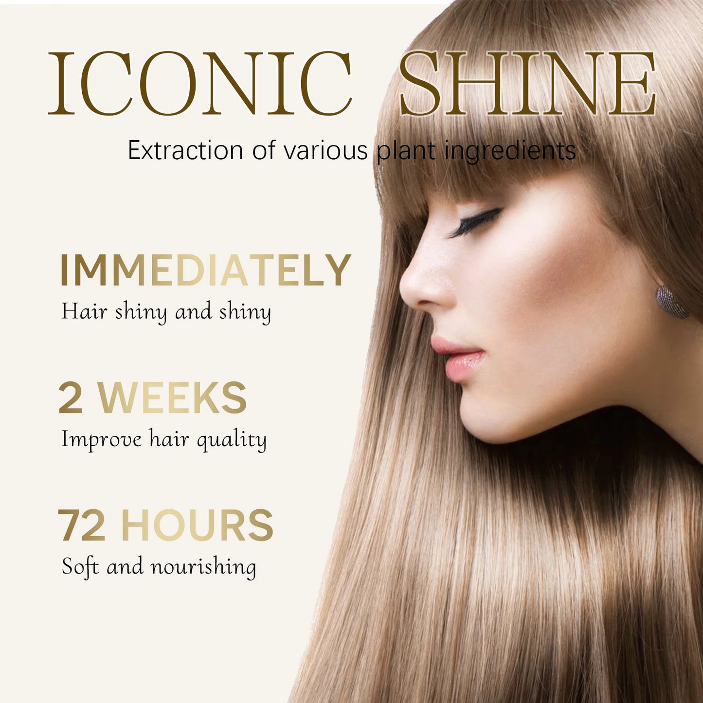 Natural Hair Growth Keratin Hair Care Essence Spray Repair Improve Dry Curly Hair Smooth Hair Growing Serum Oil