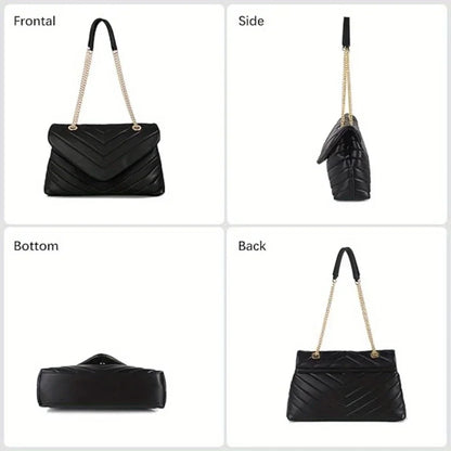 Embroidered Leather Messenger Bag