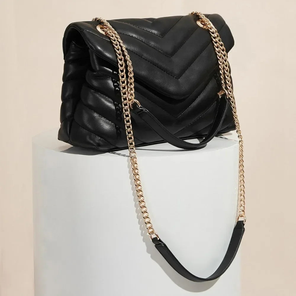 Embroidered Leather Messenger Bag