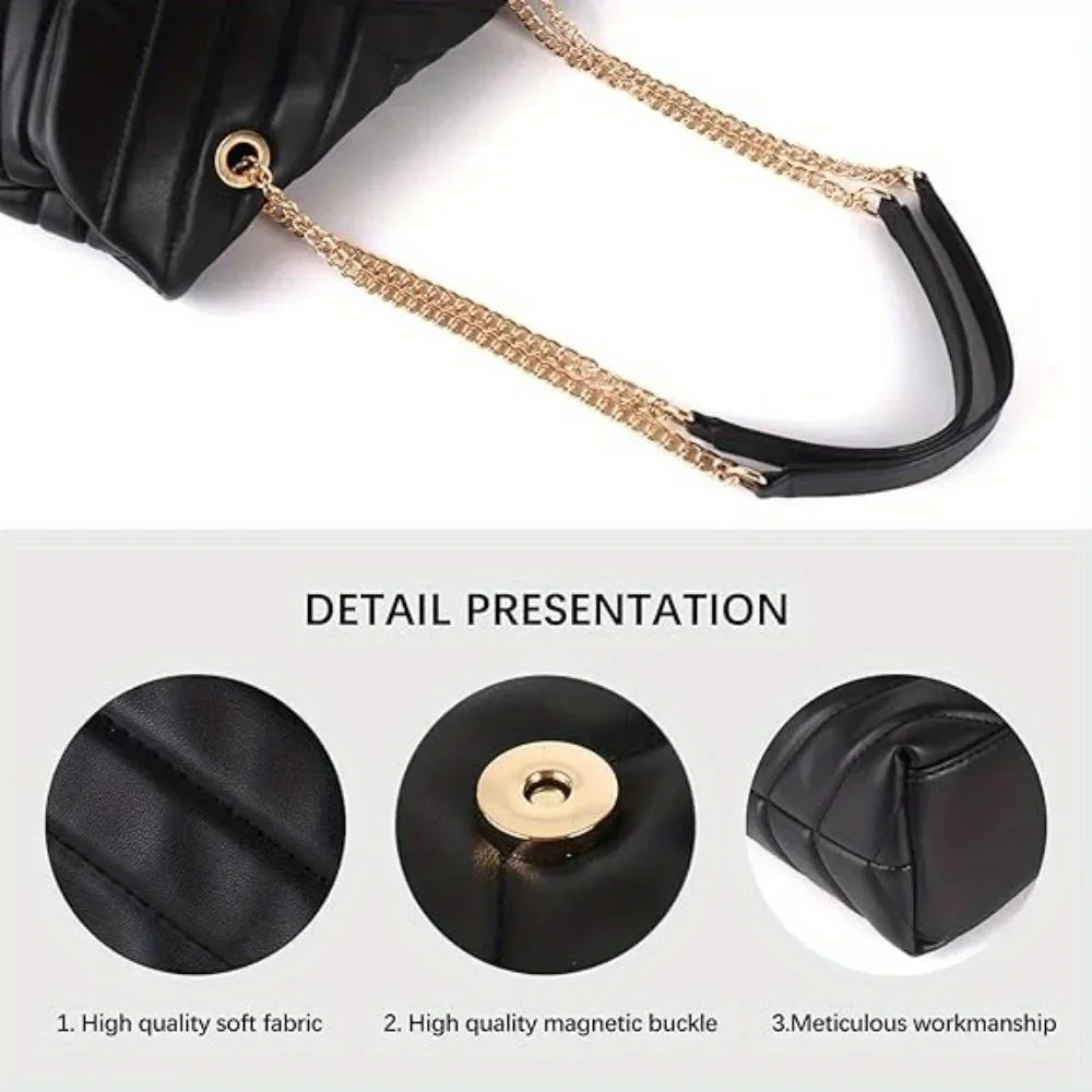 Embroidered Leather Messenger Bag