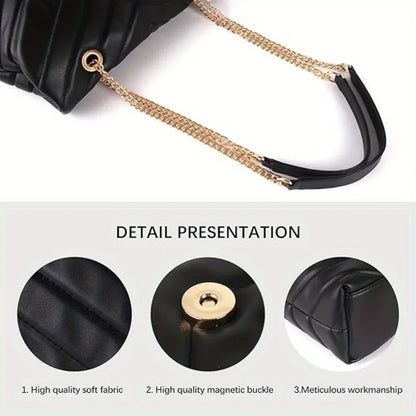 Embroidered Leather Messenger Bag