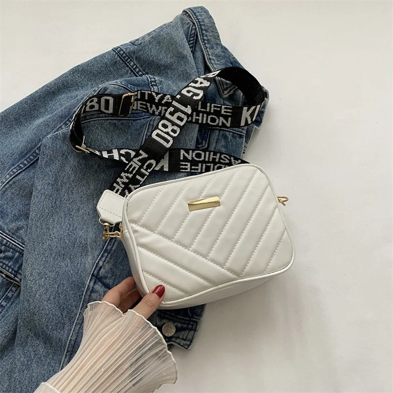 Small PU Leather Messenger Bag