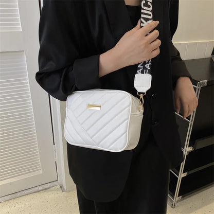 Small PU Leather Messenger Bag