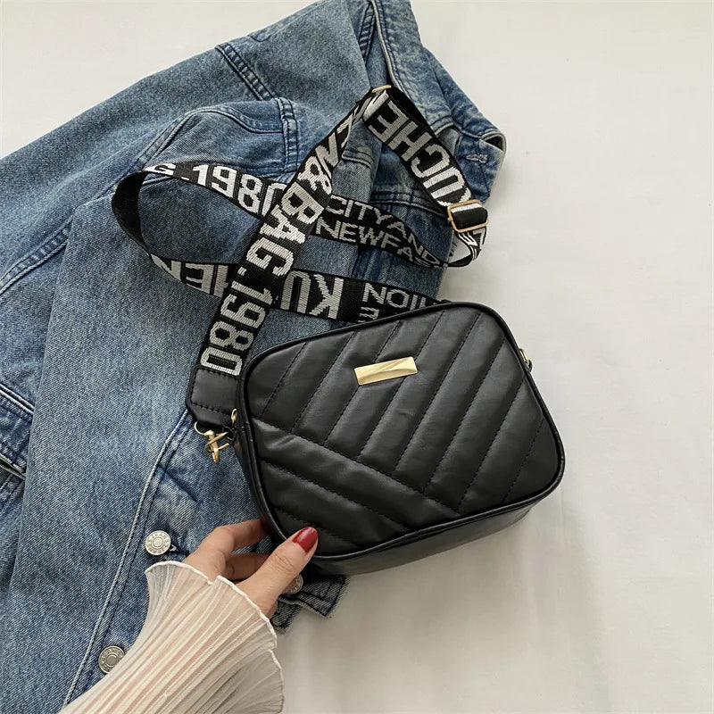Small PU Leather Messenger Bag