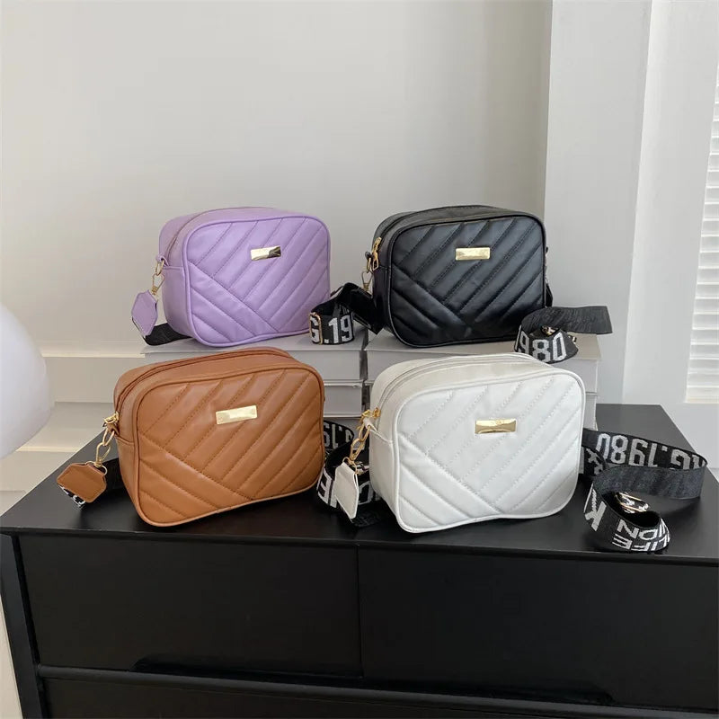 Small PU Leather Messenger Bag