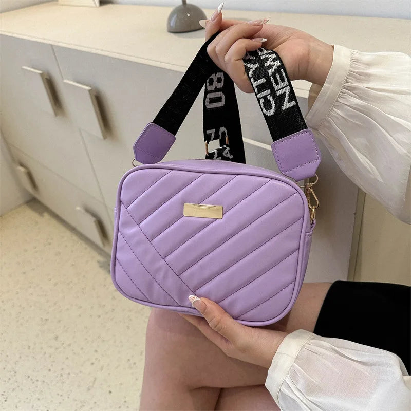 Small PU Leather Messenger Bag