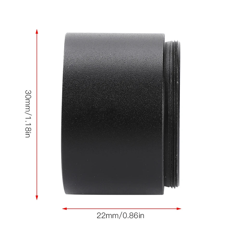 Barlow Lens 31.75mm Metal Barlow Lens 1.25 Inch 2X Magnification M28.6 Thread Barlow Lens for Astronomical Telescope Eyepiece