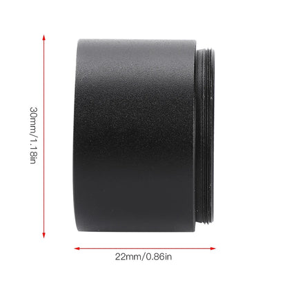 Barlow Lens 31.75mm Metal Barlow Lens 1.25 Inch 2X Magnification M28.6 Thread Barlow Lens for Astronomical Telescope Eyepiece