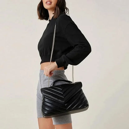 Embroidered Leather Messenger Bag