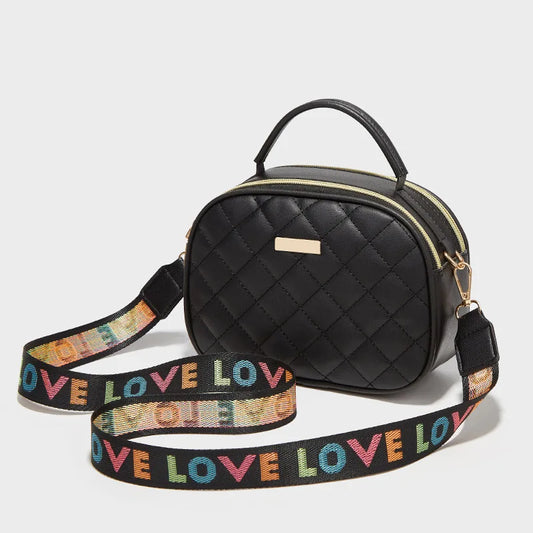 Mini Shoulder Bag with Zipper