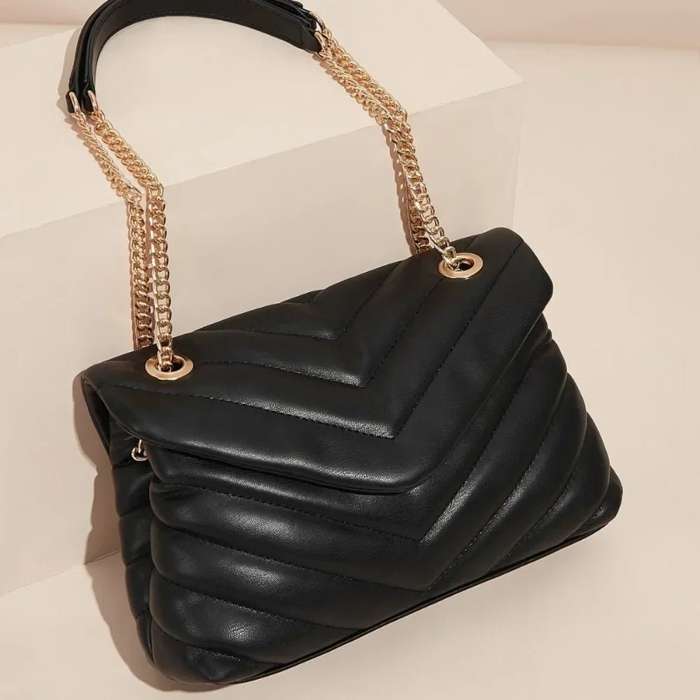 Embroidered Leather Messenger Bag