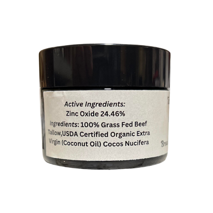 Tallow Mineral Sunscreen w/ Organic Coconut Oil Broad Spectrum SPF 40