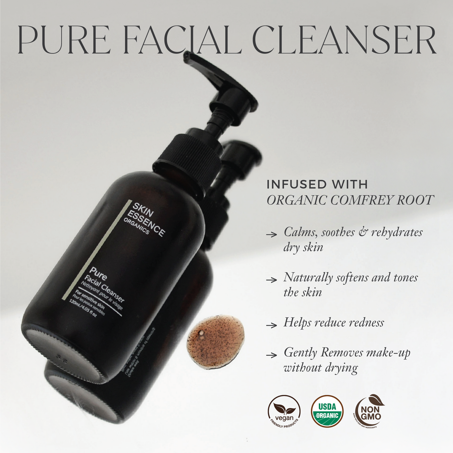 Pure - Gentle Facial Cleanser (For Dry or Sensitive Skin)