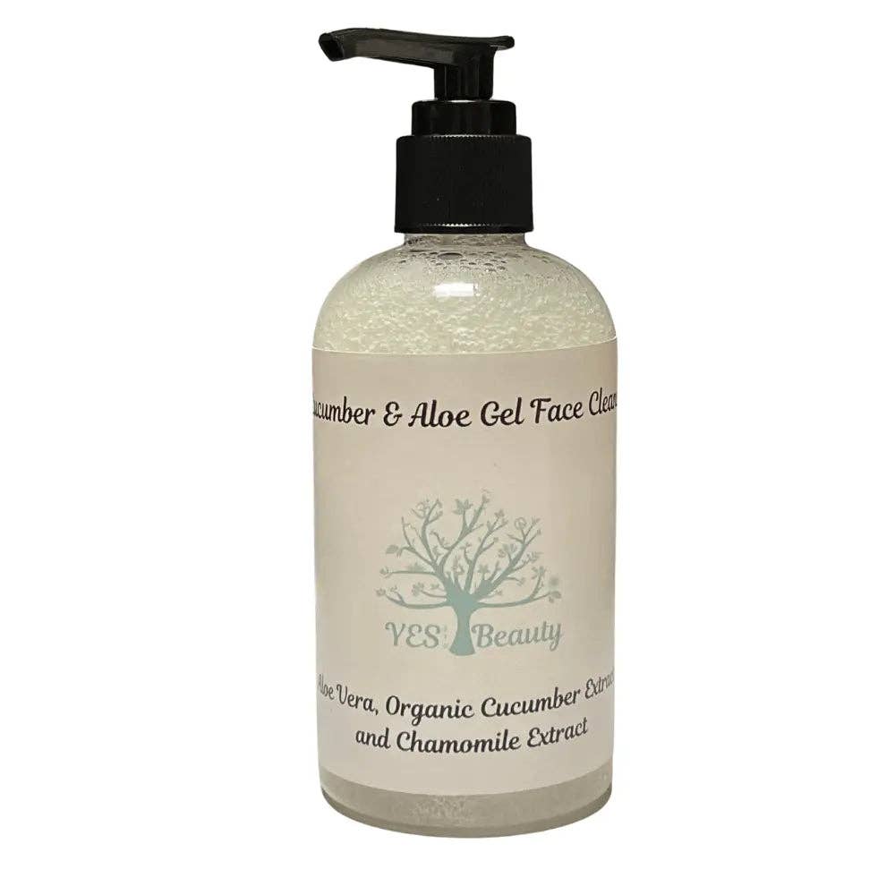 Organic Face Cleanser Cucumber & Aloe Gel - Unscented - 9oz.