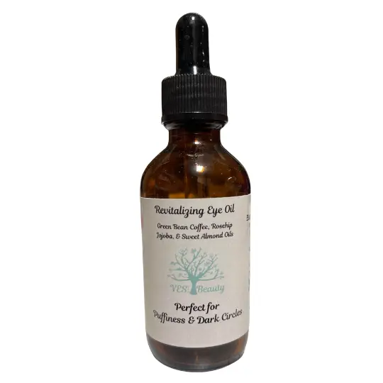 Green Coffee Bean Brightening Eye Oil | Jojoba. Rosehip, & Sweet Almond Oils